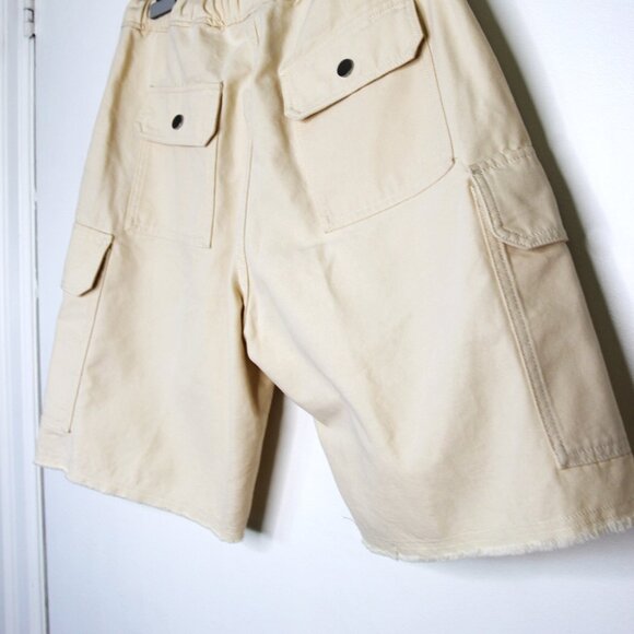 BNWT SS25 OAS ECRU MITTY CANVAS SHORTS M - Picture 7 of 12